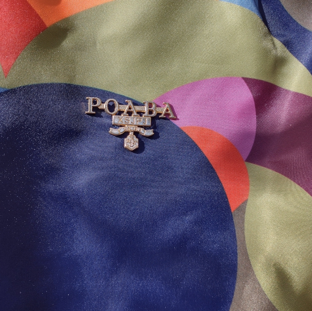 Poaba anti-theft multicolor backpack - Picture 3 of 4